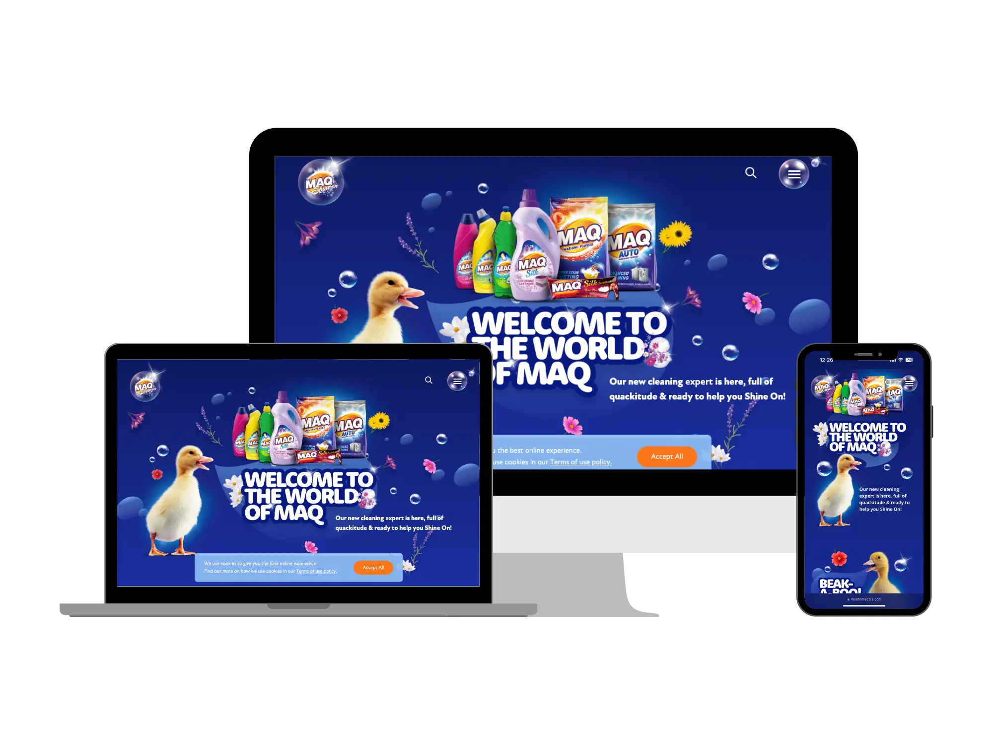 MAQ Homecare project by Paperjet Studios