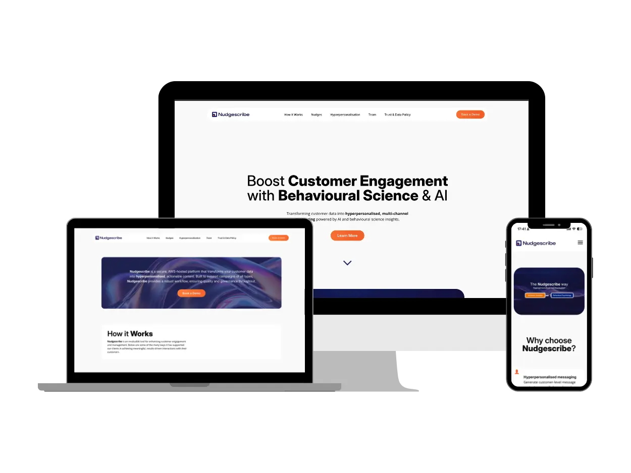 Nudgescribe project by Paperjet Studios